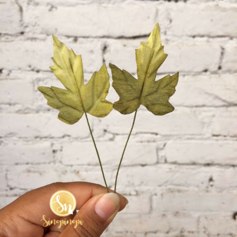 DAUN MAPEL | ARTIFICIAL FLOWER TANAMAN LAMARAN NIKAH DEKORASI BAHAN KERAJINAN HIAS MAHAR