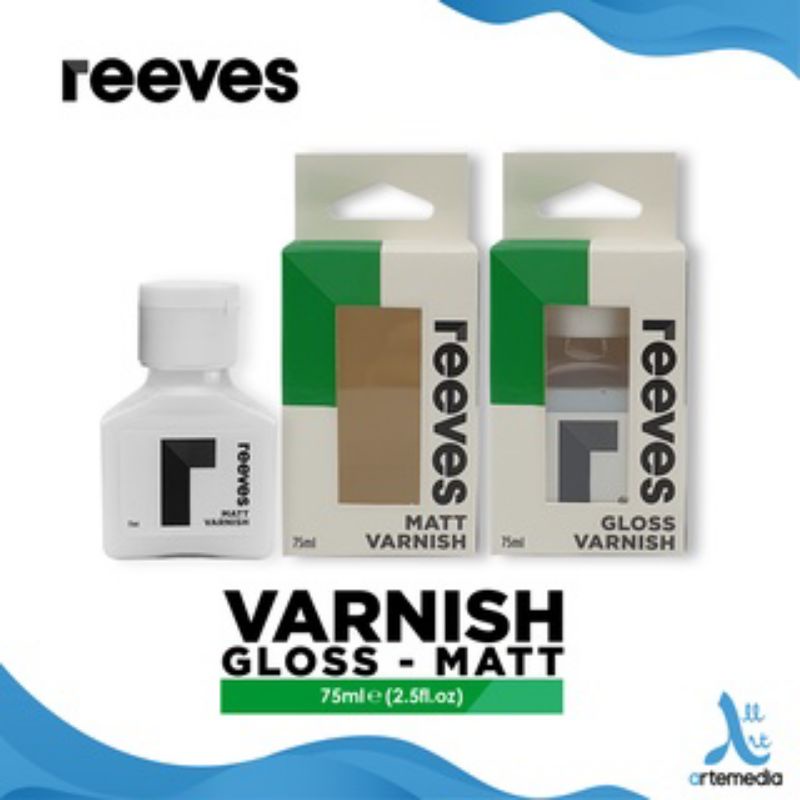 

REEVES ACRYLIC VARNISH MATT GLOSS EFFECT CAIRAN PERNIS PELINDUNG AKRILIK