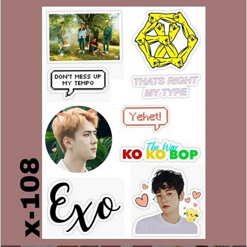 

STIKER TUMBLR EXO X-108