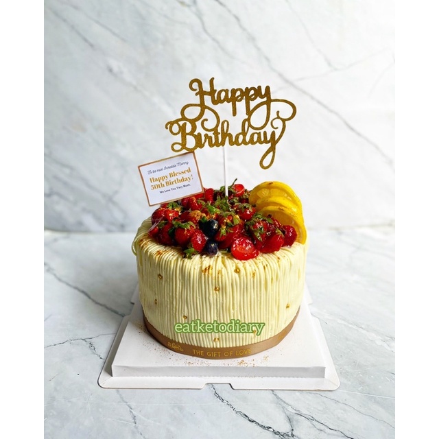 

KETO Cake Keju Gondrong Kue Ulang Tahun Birthday DEBM EatKetoDiary