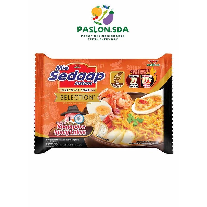 

MIE SEDAP SINGAPORE SPICY LAKSA 83GR