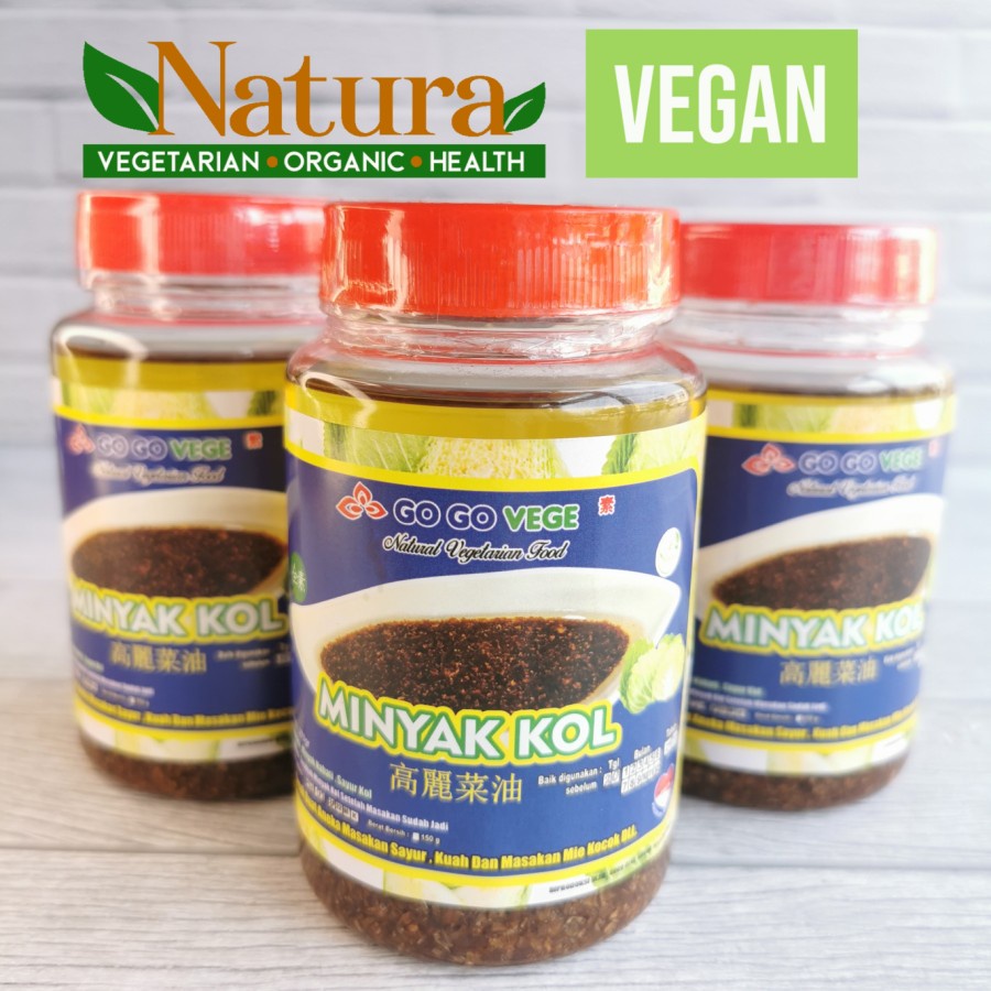 

GoGoVege Minyak Kol 270gr Tanpa Bawang Vegetarian Vegan