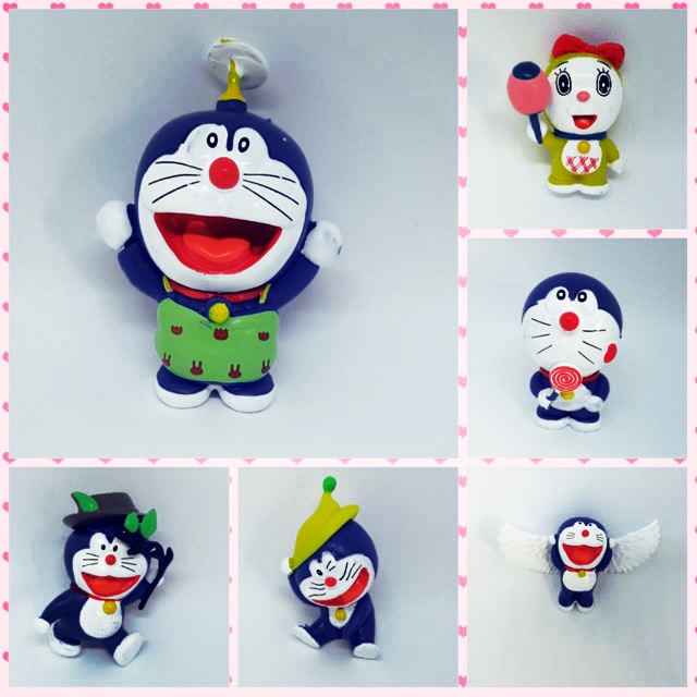 topper cake /. patung mainan figure karakter doraemon
