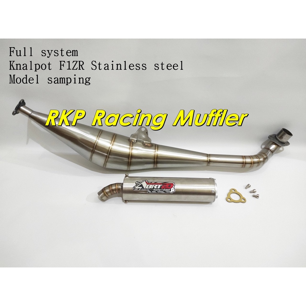 Knalpot F1ZR FIZR FIZ-R FIZ R kenalpot ABRT20 ABRT 20 samping stainless steel