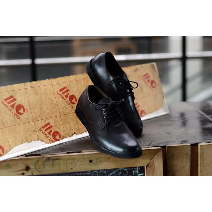 Sepatu Pantofel Kulit PIEDE Accord Black 2.0