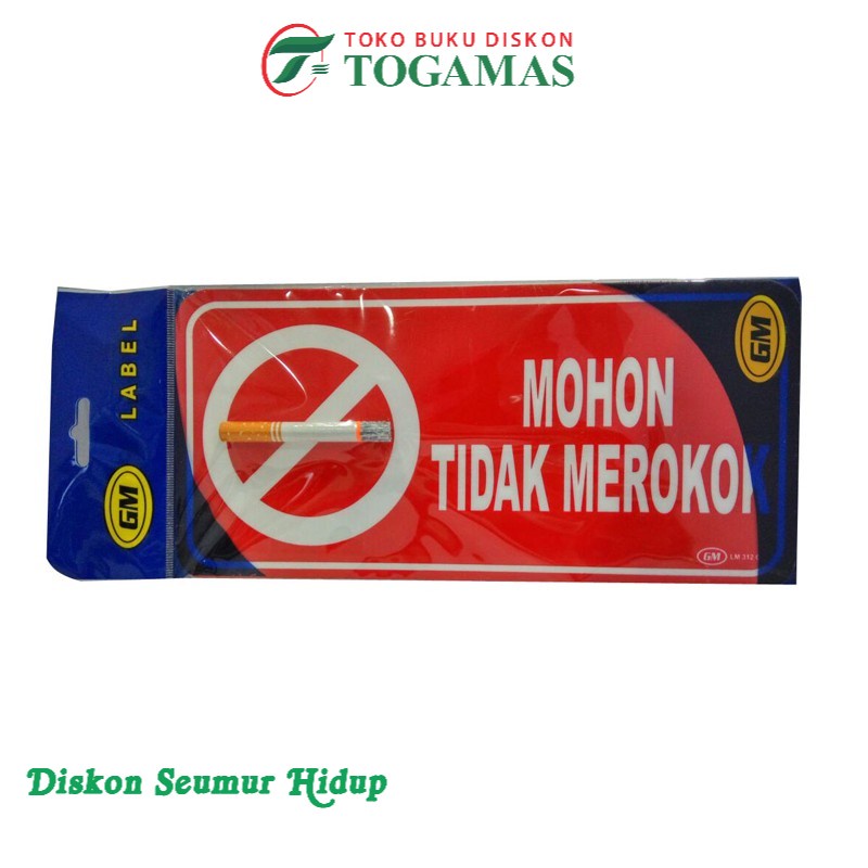 

GM LABEL MEDIUM 3D LM 312 WARNA MOHON TIDAK MEROKOK
