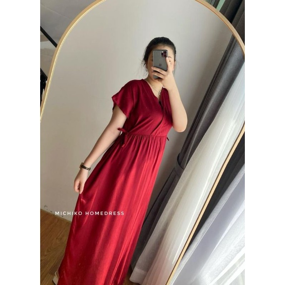 MICHIKO HOME DRESS / DASTER TANGAN PENDEK MODEL TERBARU