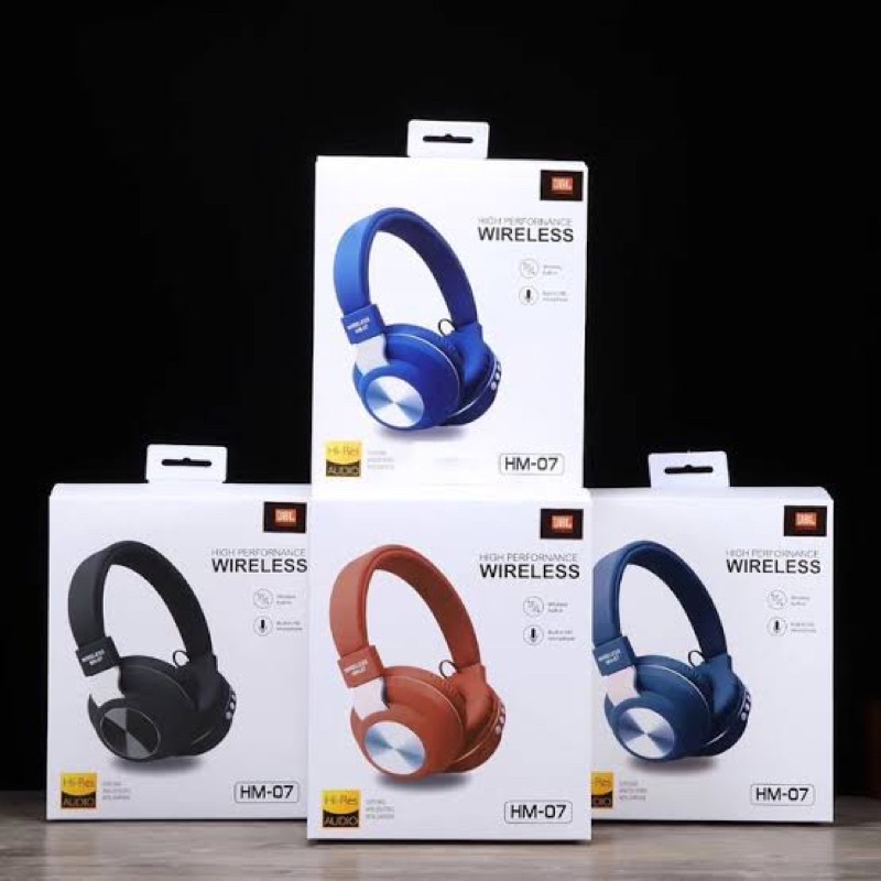 ✅BESTSELLER-HEADPHONE HM07 WIRELESS BLUETOOH STERIO