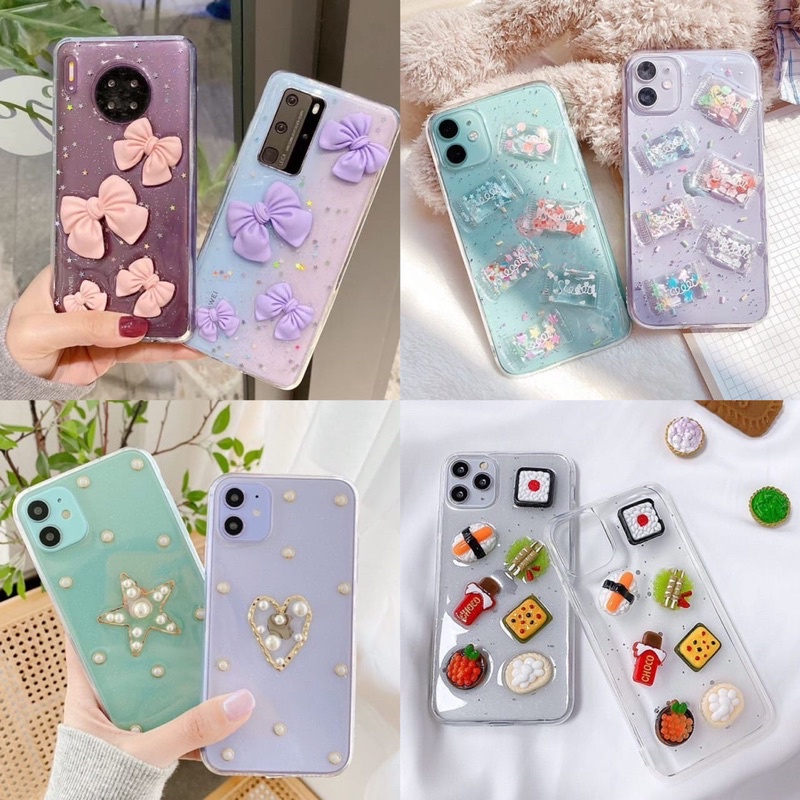 Case Glitter Huawei P50 P50 Pro P40 READYSTOCK [TIPE HP LAIN BANYAK BISA REQUEST]