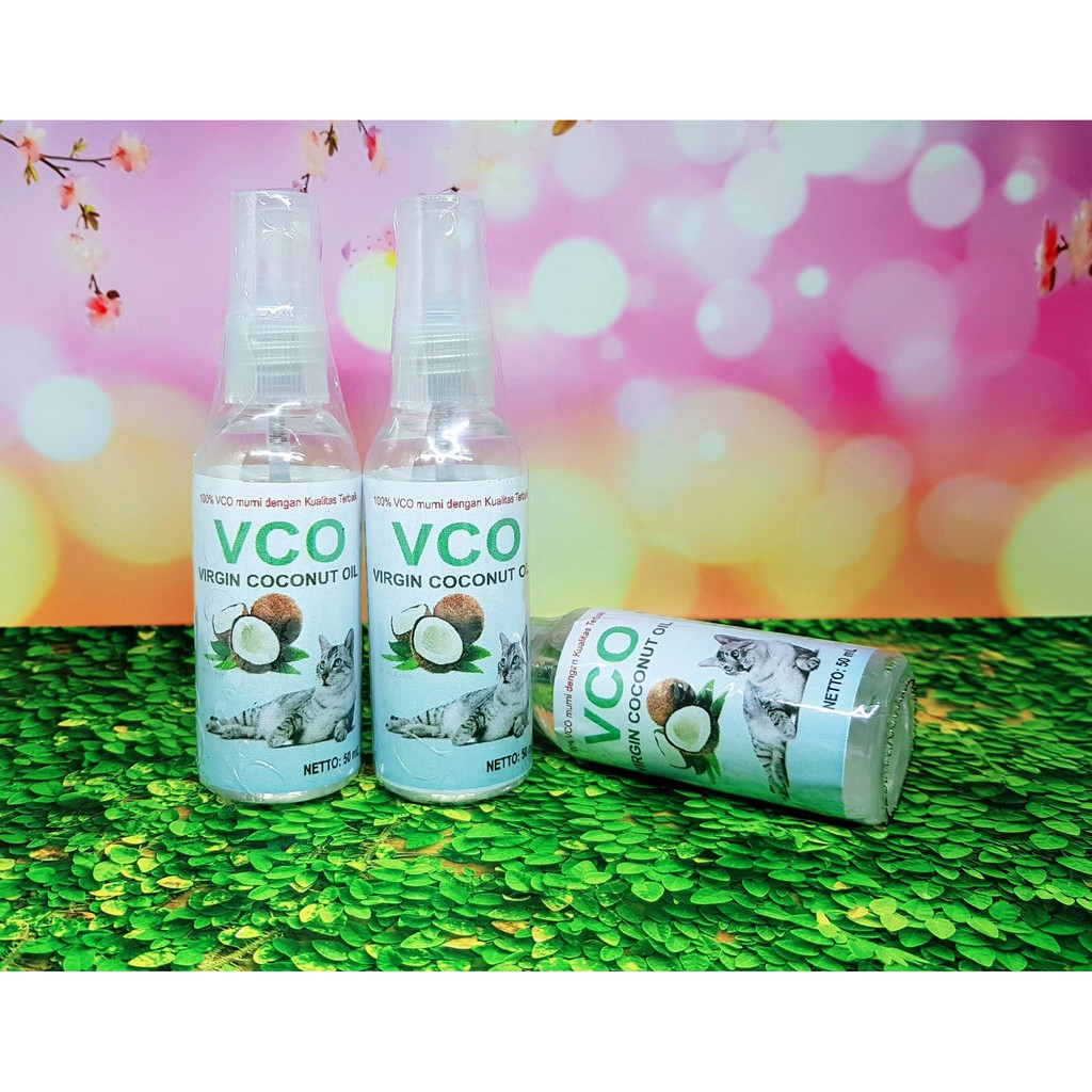 Minyak VCO Obat Jamur, Skabies, Diare, Koreng, Kucing Anjing Kelinci 60 ml