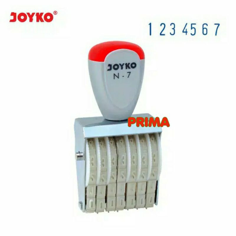 

STEMPEL NOMER / STEMPEL JOYKO N 7 (7 DIGIT)