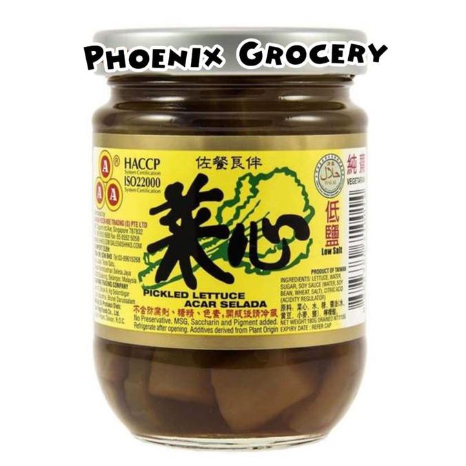 

[COD] Acar selada AAA brand pickled lettuce 180 Gram [COD]