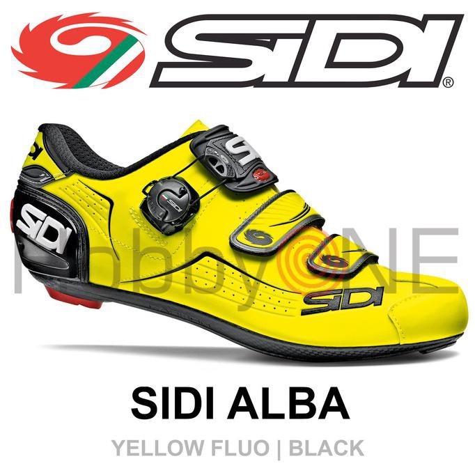 Sidi Alba Road Shoes - Yellow Fluo Black - 41