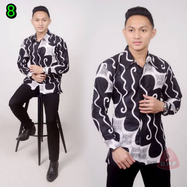 Kemeja hem batik pria terlaris