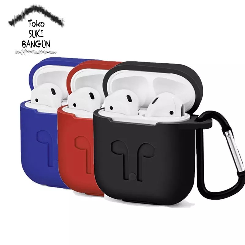 PREMIUM Rubber Soft Case HOLDER DELUXE for Apple Airpods