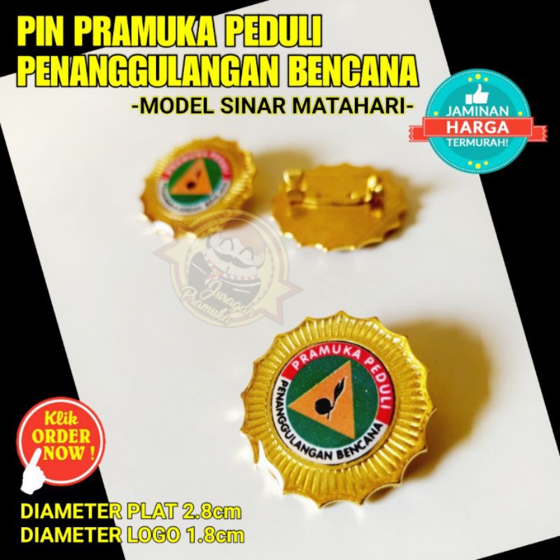 PIN PRAMUKA PEDULI PENANGGULANGAN BENCANA