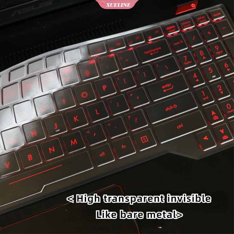 Skin Silikon Cover Pelindung Keyboard Laptop Anti Debu Untuk ASUS Flying Fortress FX63VD7300 15.6 &quot;FX63VD7700 (ZXL)