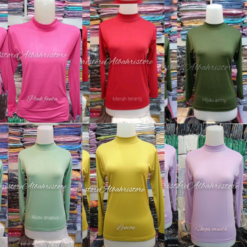 Manset/Manset Wanita/ Manset Hijab/Manset Kaos/Dalaman Hijab/manset/manaet baju