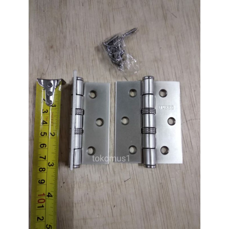 ENGSEL STAINLESS BAHAN KUAT DAN TEBAL JENDELA TEBAL 3&quot; 4&quot; GOMEO