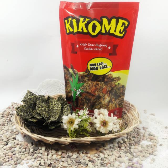 

KERIPIK DAUN SINGKONG KIKOME oleh-oleh khas makassar