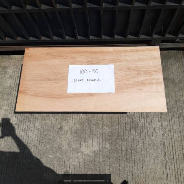 ALAS TRIPLEK AQUARIUM UKURAN 100x50cm TEBAL 8mm