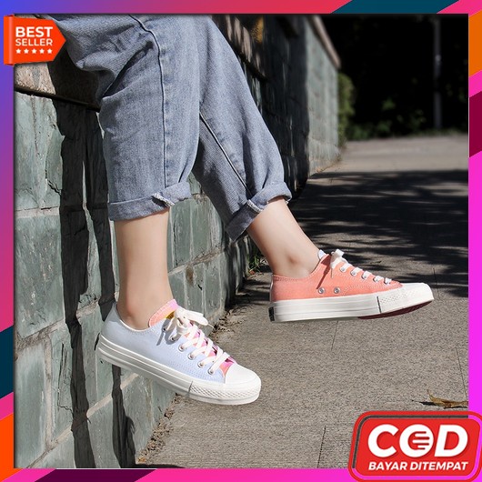 Sepatu Sneakers Kets Terbaru Td 38 Tali Sintetis Perempuan Snekers Srs Sapatu Cewek Olahraga Casual 
