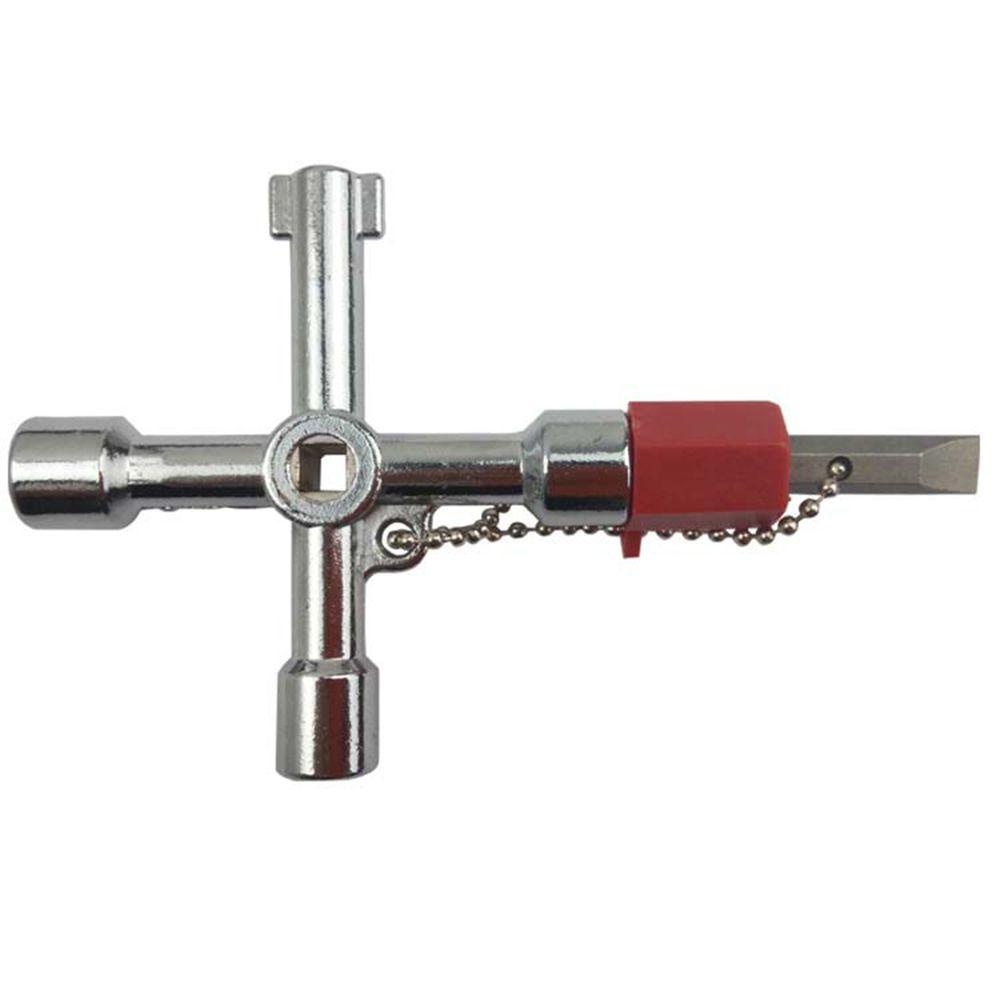 Populer Kunci Pas Layar Persegi Pintu Cross Switch Alloy Spanner Lift Kunci Kabinet