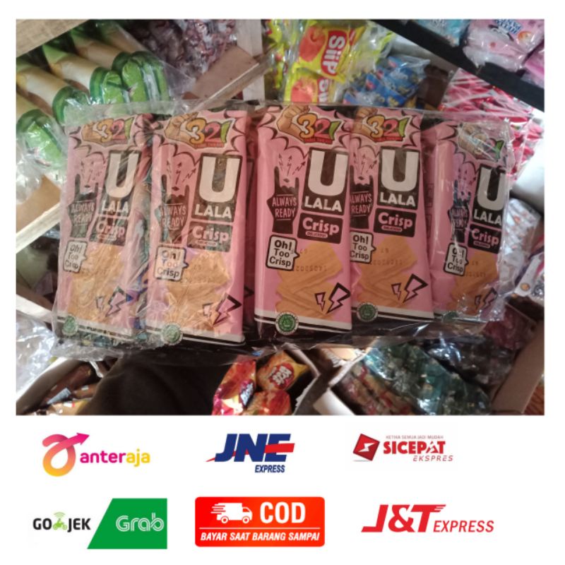 

Snack U Lala Crisp Delicious Three Two One 1 Pack isi 10 Pcs