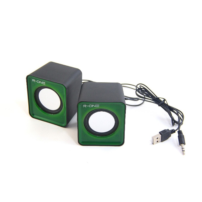 DISKON TERMURAH SPEAKER AKTIF MP3 R-ONE T-001 - SPEAKER MUSIK USB KOTAK MINIMALIS PLUG AND PLAY