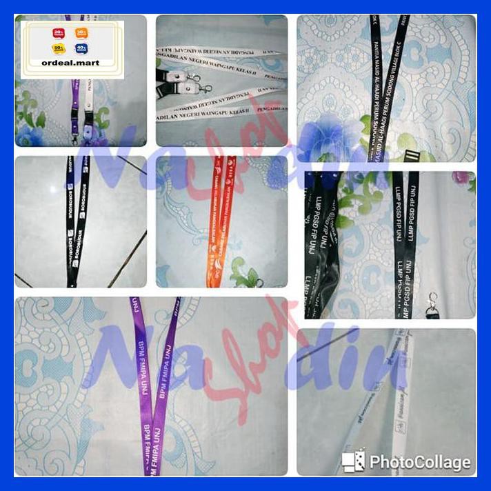 

6Rtiut7- Tali Id Card Kilat 2 Cm + Sablon 1 Warna (Minimum 20 Pcs) 5Ea5W5-