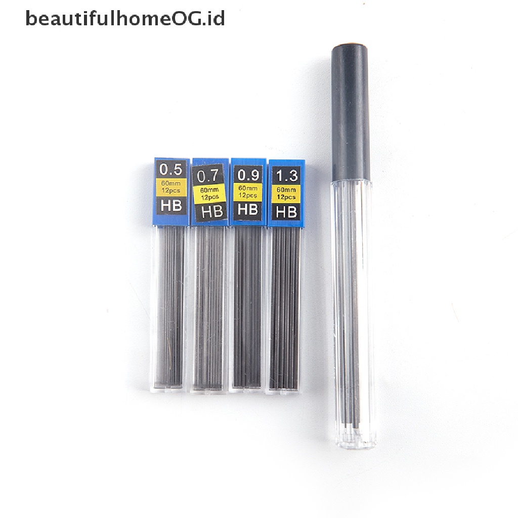 Pensil Mekanik Otomatis 0.5 / 0.7 / 0.9 / 1.3 / 2.0mm Bahan Metal Untuk Menggambar