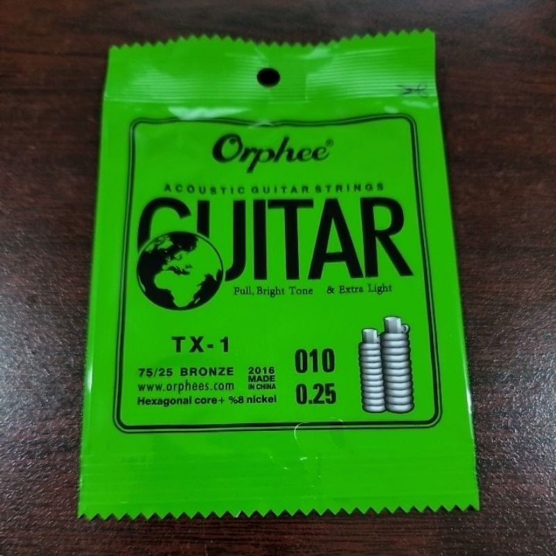 Senar Gitar Akustik orphee no 1 isi 10pc