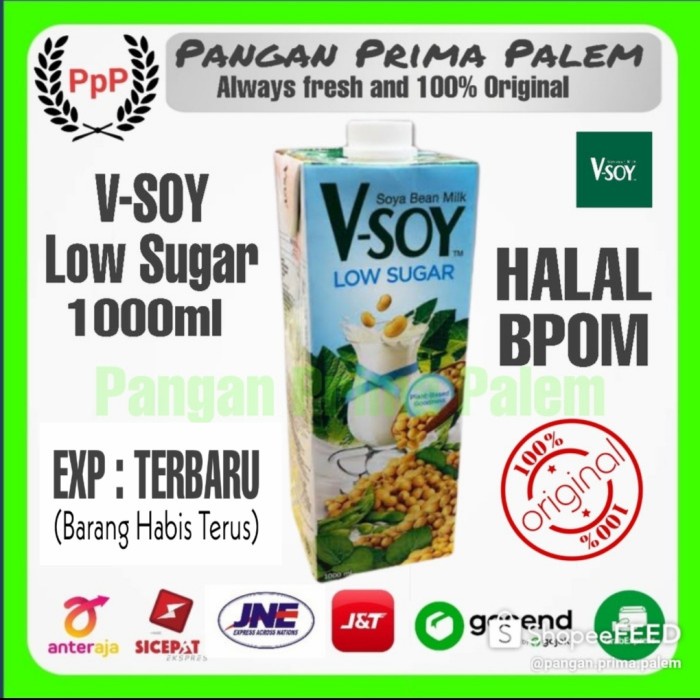 

c011cc Vsoy Low Sugar Barista V-Soy 1Liter Susu Kedelai,Rendah Gula Xa201As