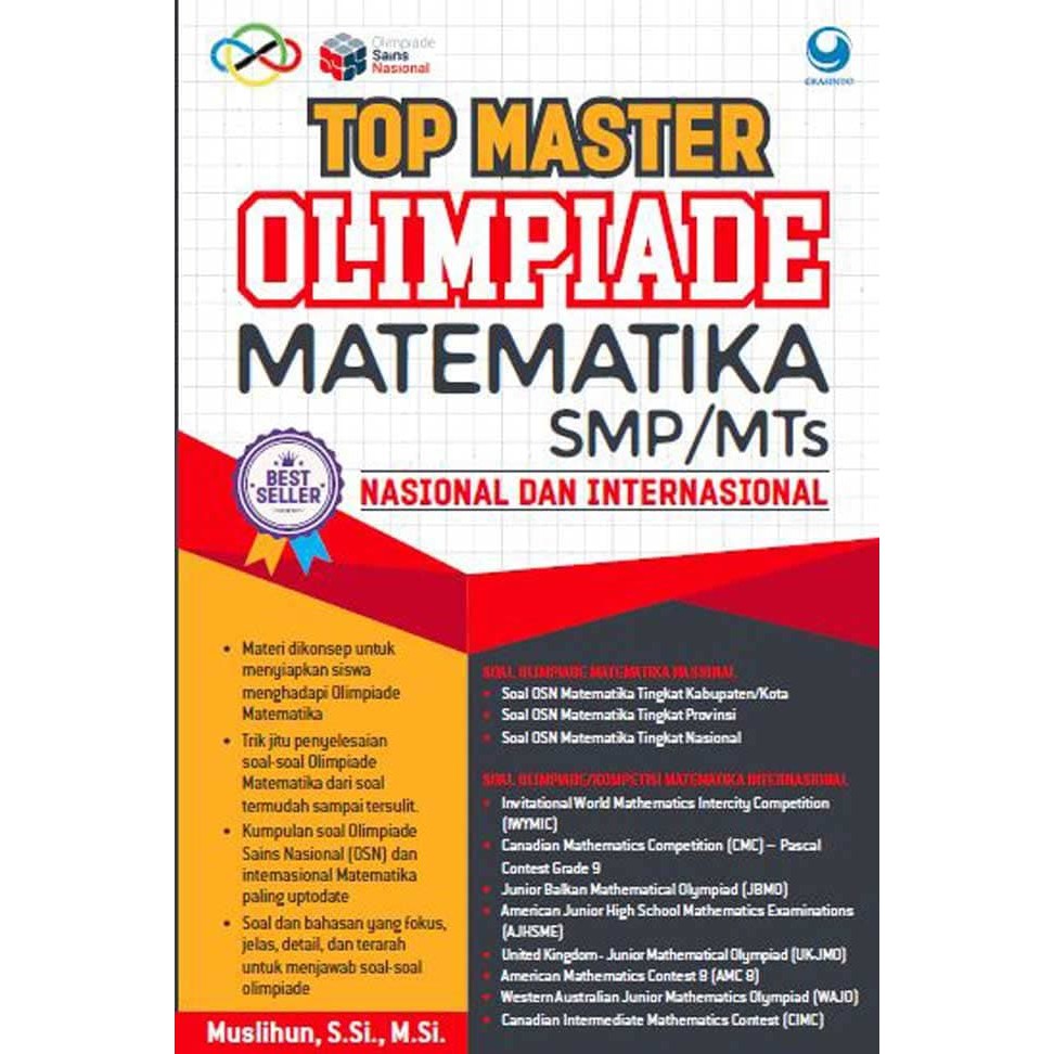BEST SELLER  Top Master Olimpiade Matematika SMP Nasional dan Internasional
