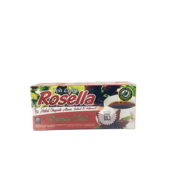 teh celup rosella kenconosari,teh rosella,teh herbal,teh bunga rosella,teh bunga rosela merah