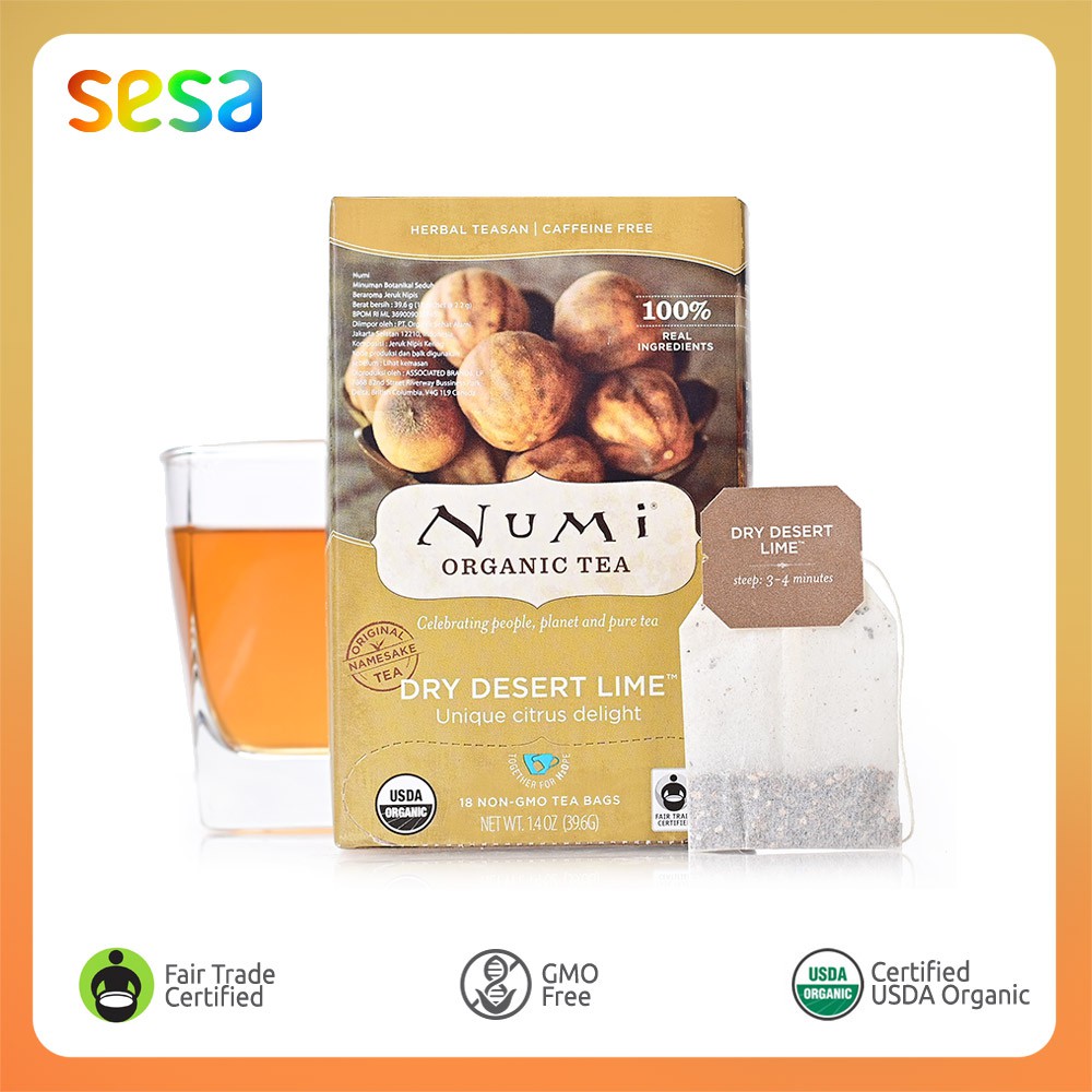 

NUMI TEA Organic Dry Dessert Lime 39.6gr - Teh NON-GMO