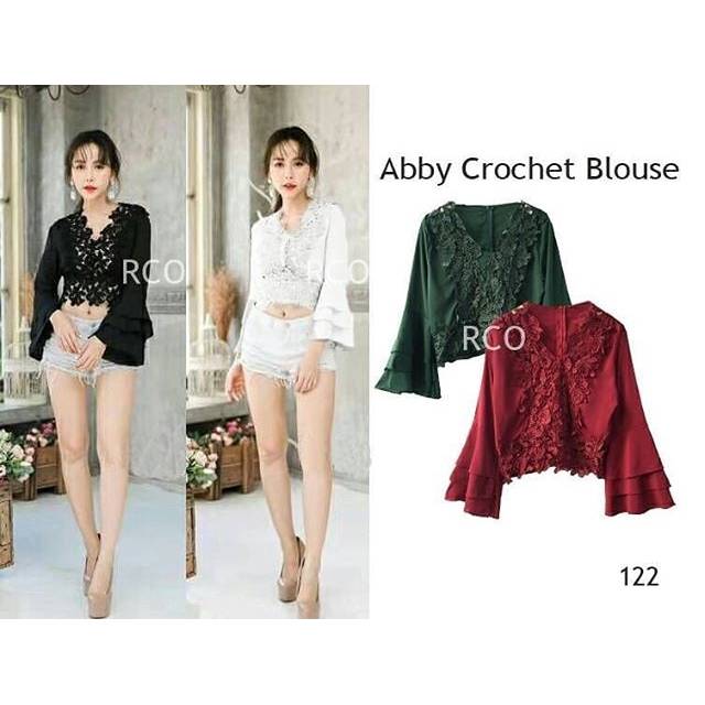 ABBY CROCHET BLOUSE