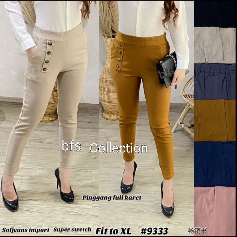 Celana Wanita SoftJeans Stretch Import 9333