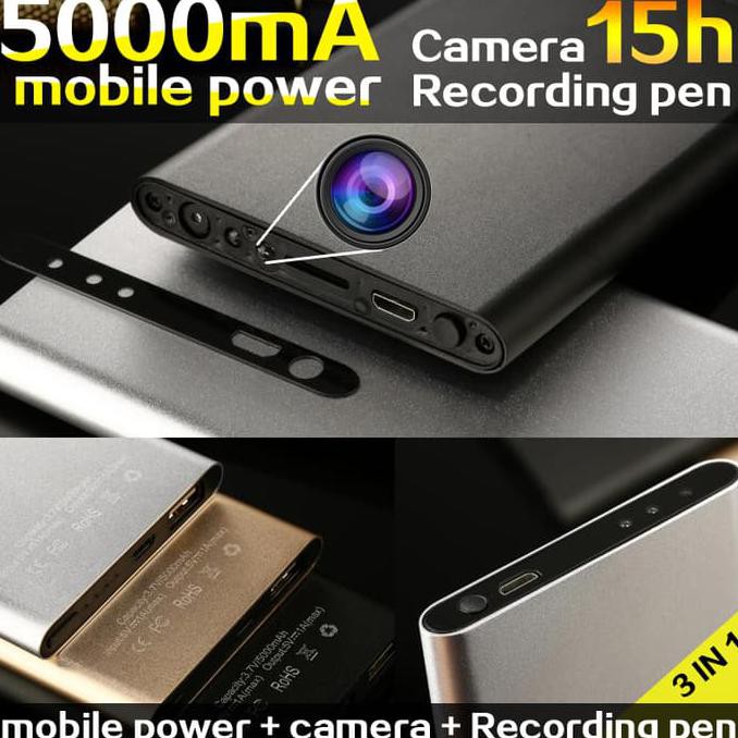 powerbank h2 spy camera hidden nigthvision 1080p hd diskon