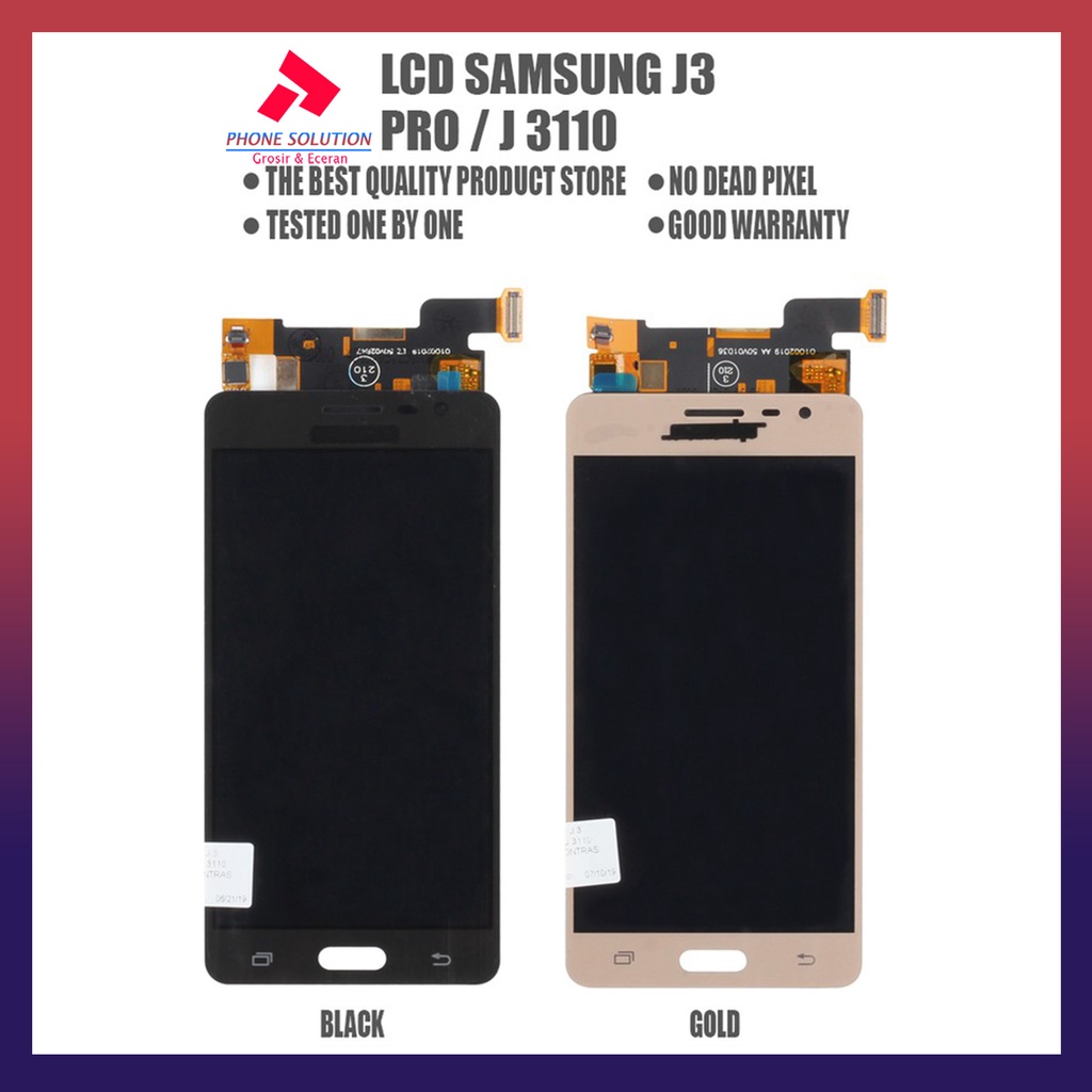 LCD Samsung J3 Pro / LCD Samsung J3110 2016 Fullset Touchscreen // Supplier LCD Samsung - Garansi 1 Bulan