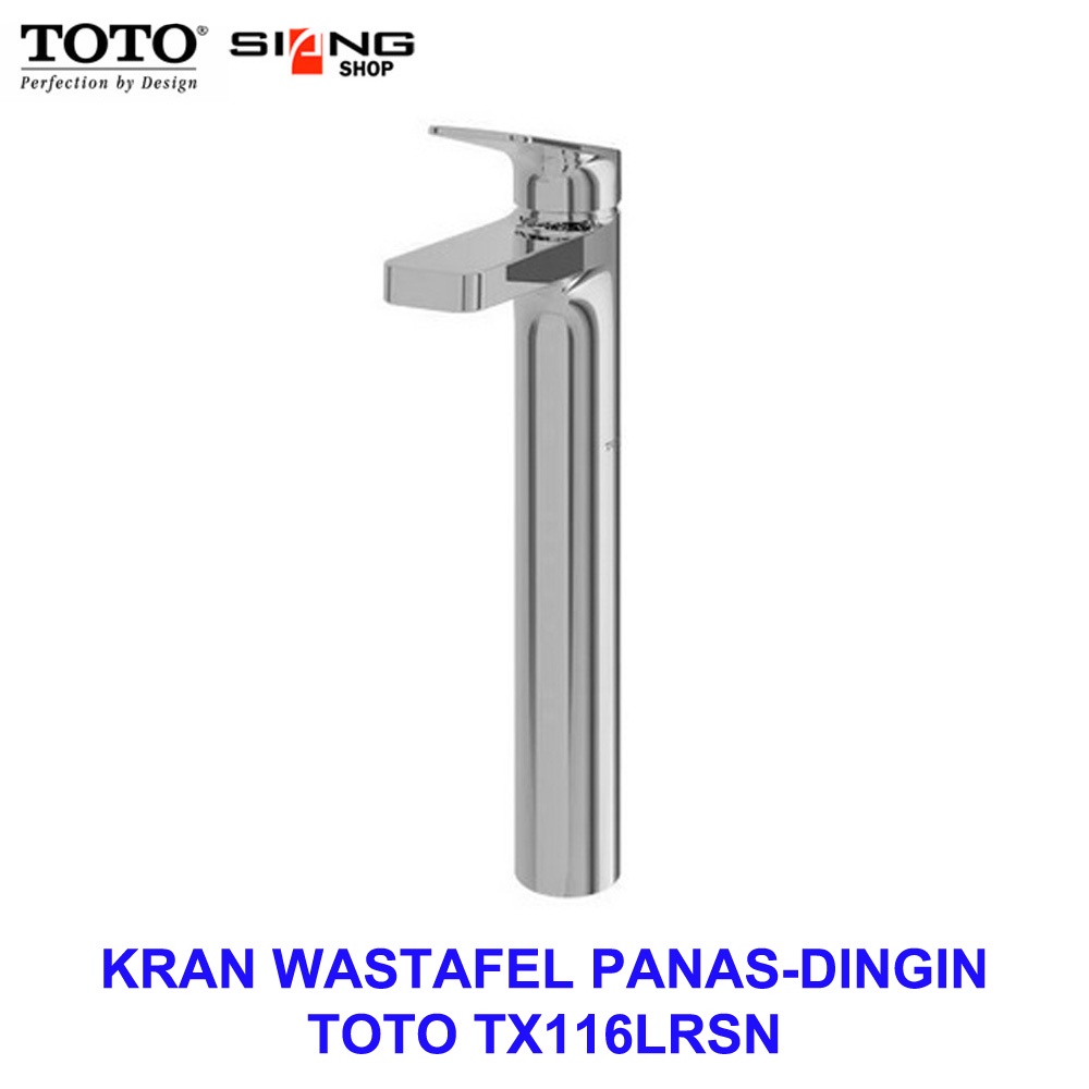 Kran Wastafel Tinggi TOTO TX116LRSN Panas Dingin