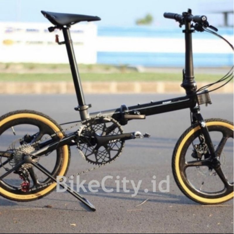 Sepeda Lipat CAMP HAZY 11 Speed 16 Inch VELG CARBON  Original New