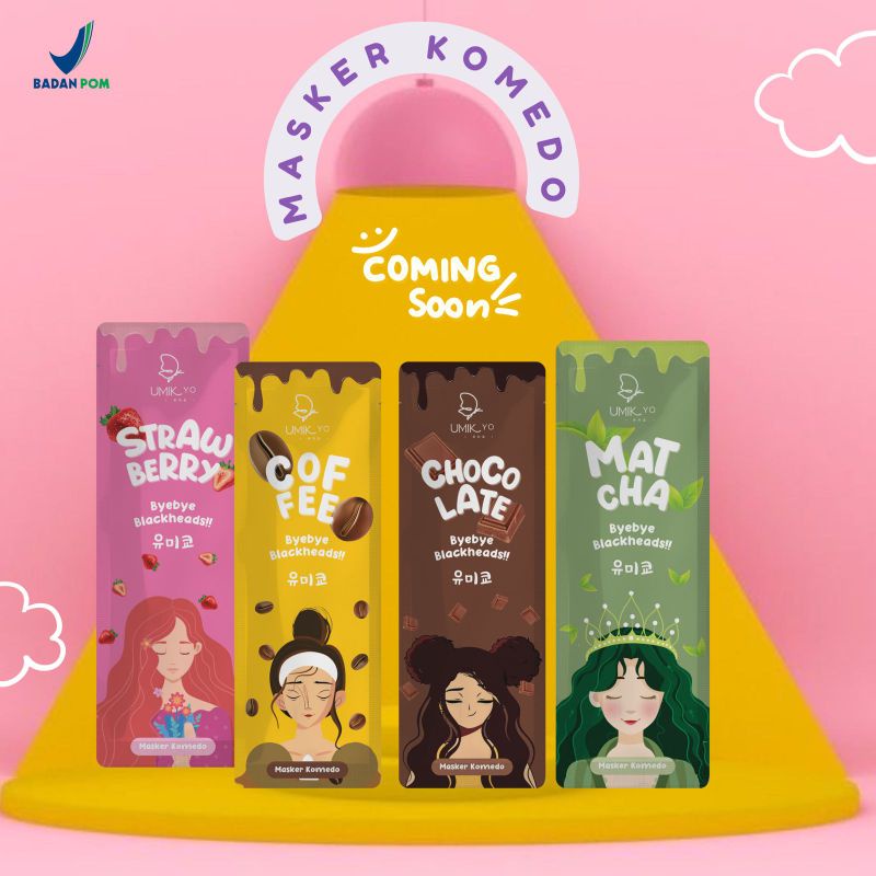 MASKER KOMEDO BY UMIKYO BPOM ORI 100%