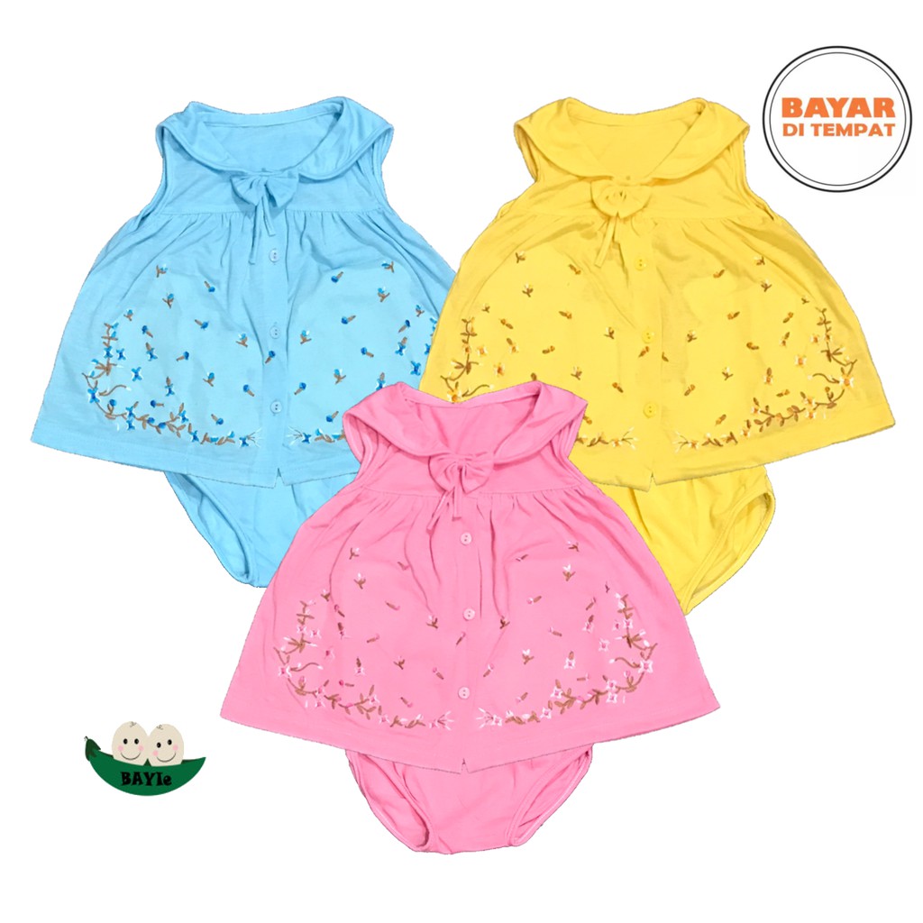 BAYIe Setelan Baju bayi Perempuan Kancing Depan MOM S BAYIe Setelan Baju bayi Perempuan Kancing Depan MOM S