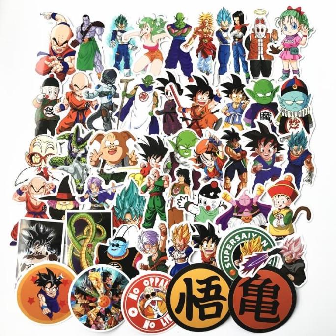 

(BISA COD) S09 STICKER 50 PCS DRAGONBALL DESIGN BERGARANSI Kode 688