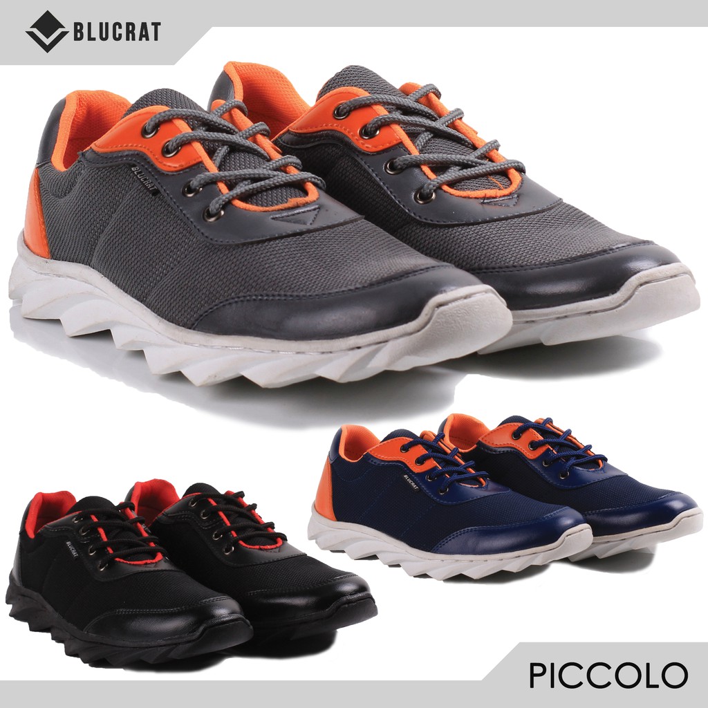  Sepatu  Pria Casual  BLUCRAT Piccolo Shopee  Indonesia