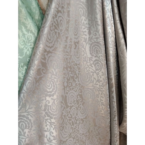 Kain Jaquard Silk/Jaquard Metalik/Semi Sutra/Bahan Kebaya