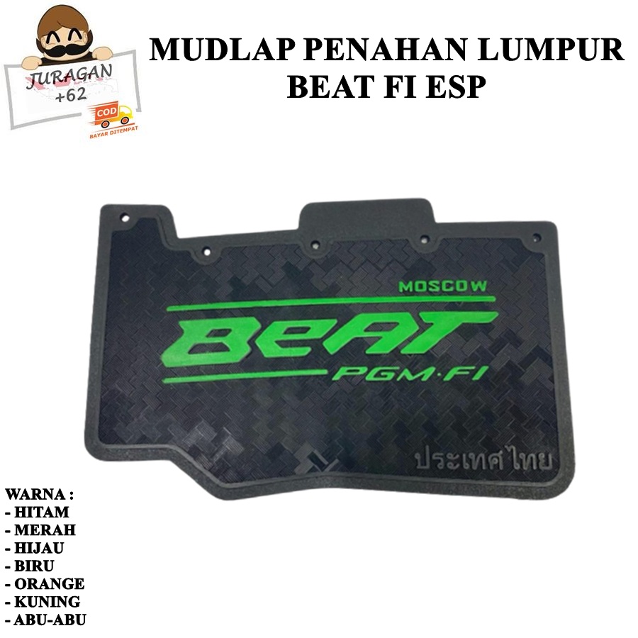 MUDFLAP BEAT FI MUD FLAP KARET PENAHAN LUMPUR PELINDUNG DINAMO SPKABOR KOLONG