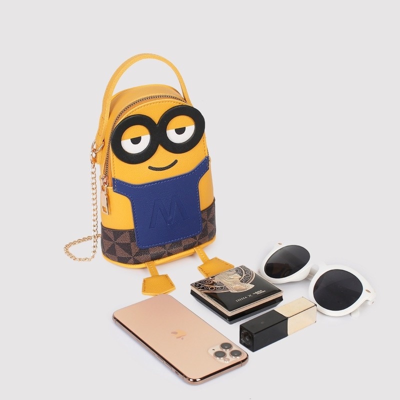 【COD】12/20CM Tas Selempang Mini Minion/Selempang Minion/MinionTas