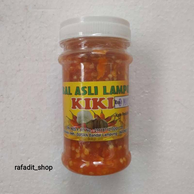 

KIKI. Sambal Khas Lampung Kemasan Botol Netto. 200gram